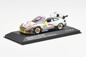 Porsche 911 996 GT3 RS Siemens #50 M. Ortelli / M. Lieb / R. Dumas 24 Hours of Spa 2003 Winners Minichamps 1:43 400036950 Kov – obrázek 2 z 4