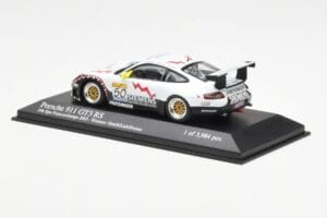 Porsche 911 996 GT3 RS Siemens #50 M. Ortelli / M. Lieb / R. Dumas 24 Hours of Spa 2003 Winners Minichamps 1:43 400036950 Kov – obrázek 3 z 4