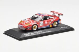 Porsche 911 996 GT3 RSR Gulf #73 Lambert / Lefort / Palttala 1000km Spa 2005 Minichamps 1:43 400056473 Kov – obrázek 2 z 4