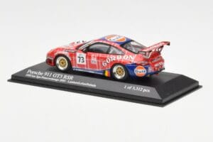 Porsche 911 996 GT3 RSR Gulf #73 Lambert / Lefort / Palttala 1000km Spa 2005 Minichamps 1:43 400056473 Kov – obrázek 3 z 4