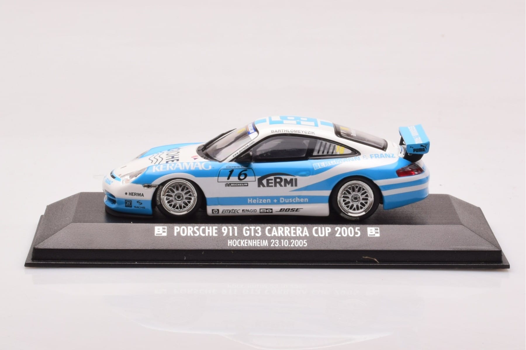 Porsche 911 997 GT3 Cup #16 Barthiomeyczik Carrera Cup 2005 Minichamps 1:43 403056216 Kov