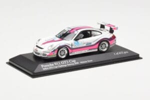 Porsche 911 997 GT3 Cup #56 M. Snow IMSA GT3 Challenge 2008 Minichamps 1:43 400086456 Kov – obrázek 2 z 4