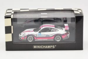 Porsche 911 997 GT3 Cup #56 M. Snow IMSA GT3 Challenge 2008 Minichamps 1:43 400086456 Kov – obrázek 4 z 4