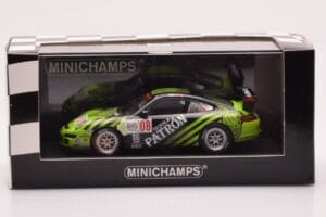 Porsche 911 997 GT3 Cup #8 E. Brown IMSA GT3 Challenge 2009 Minichamps 1:43 400096708 Kov – obrázek 4 z 4