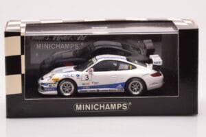 Porsche 911 997 GT3 Cup Porsche Carrera Cup #3 R. Westbrook 2007 Minichamps 1:43 400076483 Kov – obrázek 4 z 4