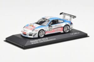 Porsche 911 997 GT3 R Cybernet #123 Fumal / Thiry / Rosenlad / Lefort 24 Hours of Spa 2011 Minichamps 1:43 400118923 Kov – obrázek 2 z 4