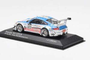 Porsche 911 997 GT3 R Cybernet #123 Fumal / Thiry / Rosenlad / Lefort 24 Hours of Spa 2011 Minichamps 1:43 400118923 Kov – obrázek 3 z 4