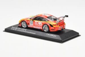 Porsche 911 997 GT3 R ITAS #18 De Lorenzi / Bonetti / Caccia / Bontempelli 24 Hours of Spa 2011 Minichamps 1:43 400118918 Kov – obrázek 3 z 4
