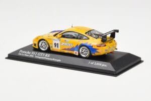 Porsche 911 997 GT3 RS T2M #91 Yamagishi / Fournoux / Konopka 24 Hours of Le Mans 2006 Minichamps 1:43 400066991 Kov – obrázek 3 z 4