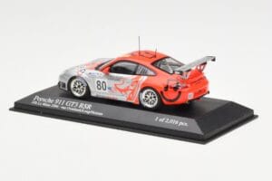 Porsche 911 997 GT3 RSR Flying Lizard #80 S. Neiman / P. Long / J. Van Overbeek 24 Hours of Le Mans 2006 Minichamps 1:43 4000 – obrázek 3 z 4