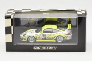 Porsche 911 997 GT3 RSR Krohn Racing #90 J. Bergmeister / T. Jonsson / T. Krohn 24 Hours of Le Mans 2006 Minichamps 1:43 4000 – obrázek 4 z 4