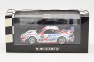 Porsche 911 997 GT3 RSR Matmut #76 P. Narac / R. Lietz / P. Long 24 Hours of Le Mans 2007 Minichamps 1:43 400076776 Kov – obrázek 4 z 4