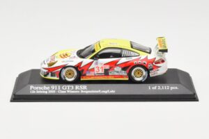 Porsche 911 997 GT3 RSR #31 J. Bergmeister / P. Long / L. Luhr 12 Hours of Sebring Class Winners 2005 Minichamps 1:43 4000564