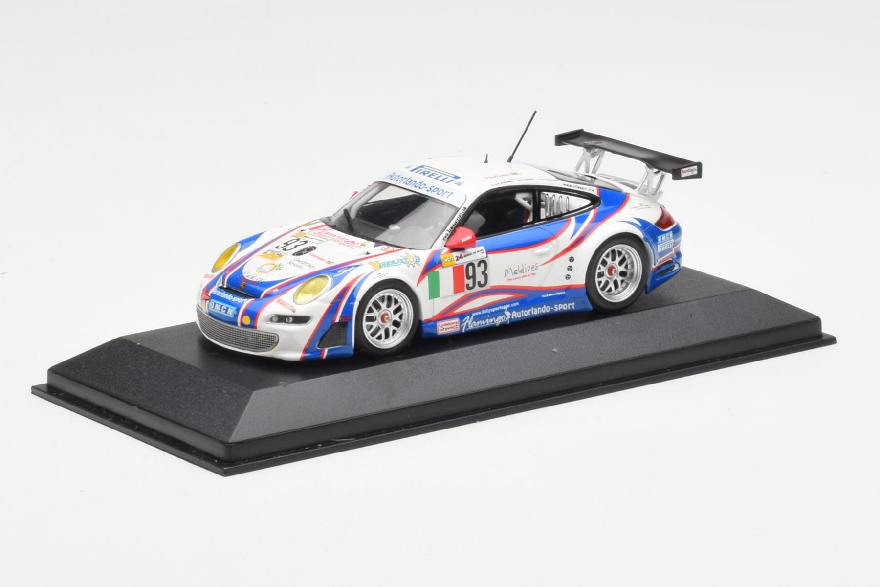Porsche 911 997 GT3 RSR #93 Nielsen / C. Ehret / A. Simonsen 24 Hours of Le Mans 2007 Minichamps 1:43 400076793 Kov – obrázek 2 z 4
