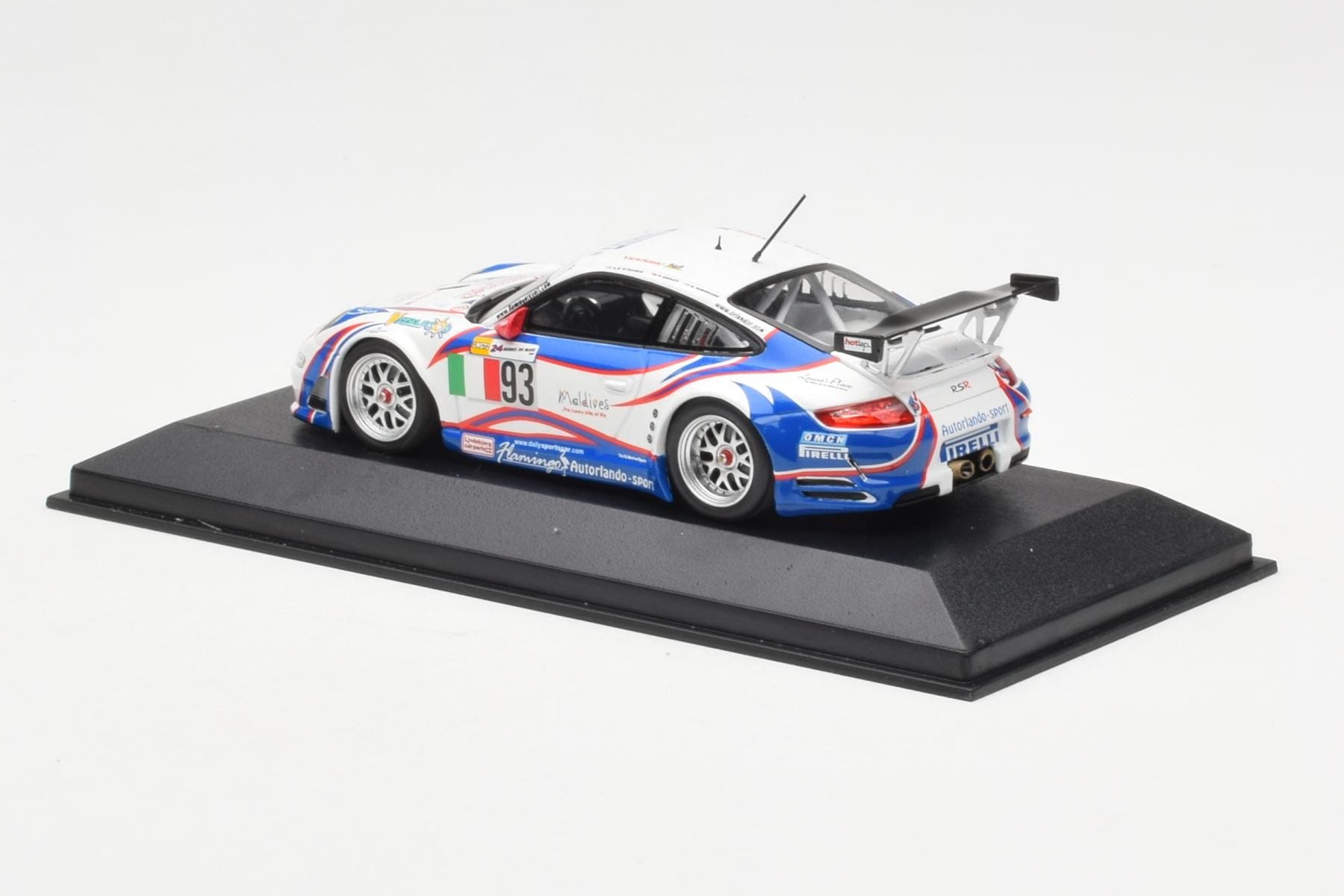 Porsche 911 997 GT3 RSR #93 Nielsen / C. Ehret / A. Simonsen 24 Hours of Le Mans 2007 Minichamps 1:43 400076793 Kov – obrázek 3 z 4