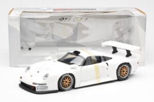 Porsche 911 GT1 Bílý UT Models 1:18 180966699 Kov – obrázek 6 z 6
