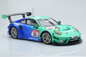 Porsche 911 GT3 R Falken Motorsports #33 K. Bachler / M. Muller / T. Engelhart / M. Werner 24 Hours of Nurburgring 2020 Minic – obrázek 4 z 6