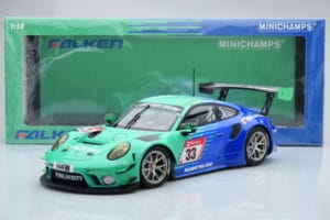 Porsche 911 GT3 R Falken Motorsports #33 K. Bachler / M. Muller / T. Engelhart / M. Werner 24 Hours of Nurburgring 2020 Minic – obrázek 6 z 6