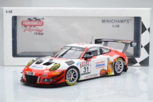 Porsche 911 GT3 R Frikadelli Racing Team #31 M. Arnold / I. Fernandez Winners VLN Round 3 2018 Minichamps 1:18 153186991 Kov – obrázek 6 z 6