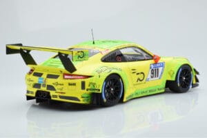 Porsche 911 GT3 R Manthey Racing #911 F. Scherer / K. Estre / R. Dumas / L. Vanthoor / E. Bamber 24 Hours of Nurburgring 2018 – obrázek 2 z 6
