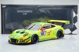 Porsche 911 GT3 R Manthey Racing #911 F. Scherer / K. Estre / R. Dumas / L. Vanthoor / E. Bamber 24 Hours of Nurburgring 2018 – obrázek 6 z 6