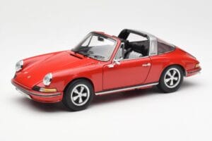 Porsche 911 Targa S Červený Schuco 1:18 450036200 Kov – obrázek 3 z 9