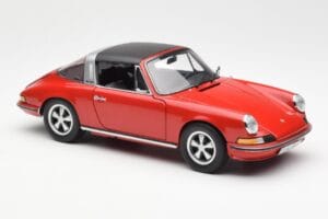 Porsche 911 Targa S Červený Schuco 1:18 450036200 Kov – obrázek 7 z 9
