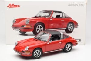 Porsche 911 Targa S Červený Schuco 1:18 450036200 Kov – obrázek 9 z 9