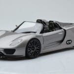 Porsche 918 Spyder Prototyp Šedá Metalíza Minichamps 1:18