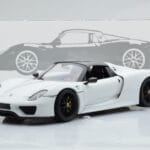 Porsche 918 Spyder Weissach Package Bílý S Černými Koly Minichamps 1:18 - image 9 of 9