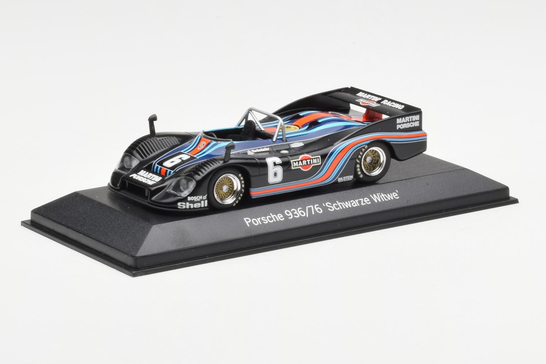 Porsche 936/76 Martini #6 Schwarze Witwe Minichamps 1:43 WAP02000518 Kov – obrázek 2 z 4