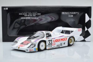 Porsche 956K Liqui Moly Brun Racing #33 H-J. Stuck / H. Grohs / W. Brun 1000km Spa 1983 Minichamps 1:18 155836633 Kov – obrázek 6 z 6