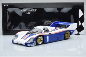 Porsche 956K Porsche System Racing #1 J. Ickx / D. Bell Class Winners Silverstone 6 Hours 1982 Minichamps 1:18 155826601 Kov – obrázek 5 z 5