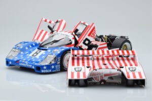 Porsche 956L Spirit of America #8 G. Follmer / J. Morton / K. Miller 24 Hours of Le Mans 1986 Minichamps 1:18 180866508 Kov – obrázek 2 z 8