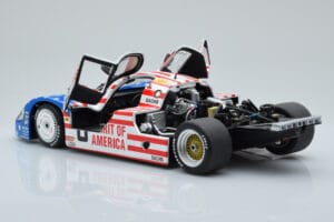 Porsche 956L Spirit of America #8 G. Follmer / J. Morton / K. Miller 24 Hours of Le Mans 1986 Minichamps 1:18 180866508 Kov – obrázek 5 z 8