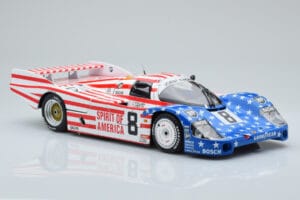Porsche 956L Spirit of America #8 G. Follmer / J. Morton / K. Miller 24 Hours of Le Mans 1986 Minichamps 1:18 180866508 Kov – obrázek 6 z 8