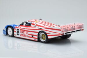 Porsche 956L Spirit of America #8 G. Follmer / J. Morton / K. Miller 24 Hours of Le Mans 1986 Minichamps 1:18 180866508 Kov – obrázek 7 z 8