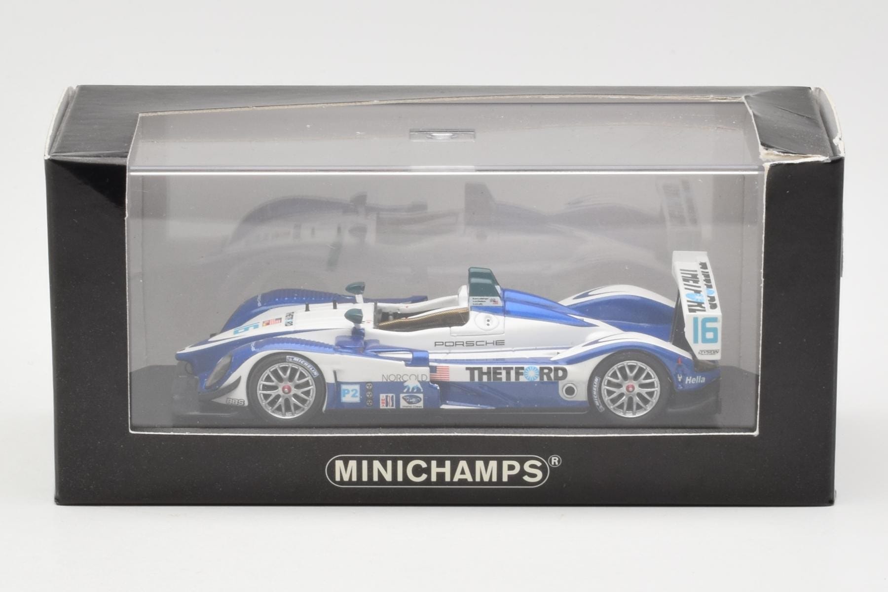 Porsche RS Spyder Thetford #16 Utah GP ALMS 2007 Minichamps 1:43 400076616 Kov – obrázek 4 z 4