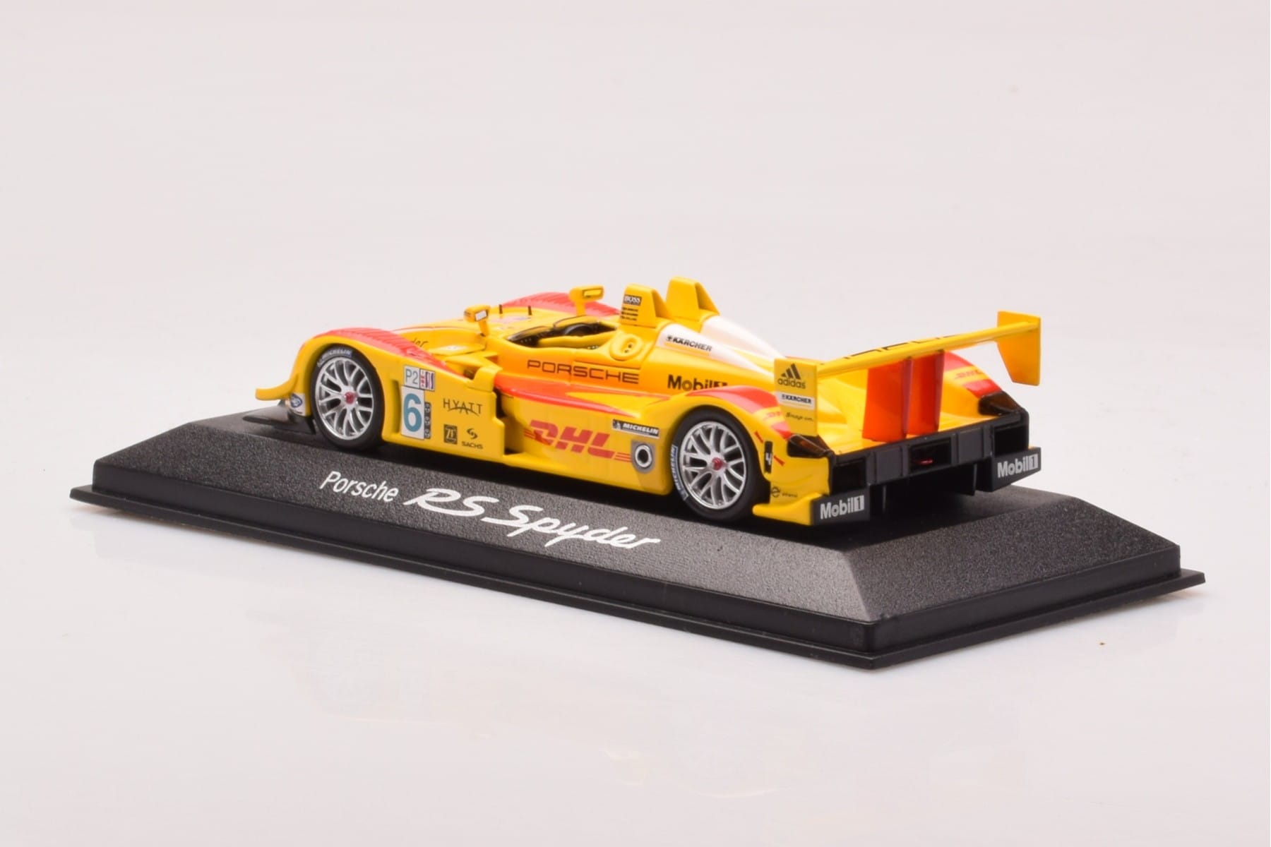 Porsche RS Spyder #6 DHL R. Briscoe / S. Maassen / J-F. Colard ALMS 2007 Minichamps 1:43 WAP02060917 Kov – obrázek 3 z 4