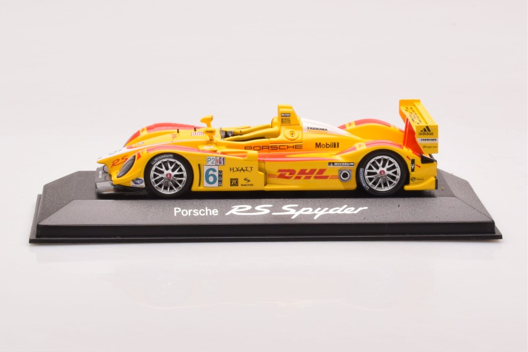 Porsche RS Spyder #6 DHL R. Briscoe / S. Maassen / J-F. Colard ALMS 2007 Minichamps 1:43 WAP02060917 Kov