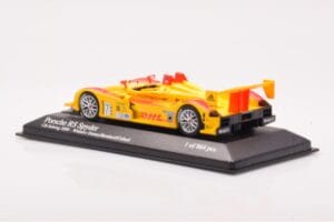 Porsche RS Spyder LMP2 #7 R. Dumas / T. Bernhard / E. Collard Sebring 12 Hours Winners 2008 Minichamps 1:43 400086807 Kov – obrázek 3 z 4