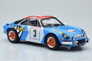 Alpine A110 #3 B. Darniche / A. Mahe Tour de Corse 1973 IXO 1:18 18RMC062B Kov – obrázek 4 z 6