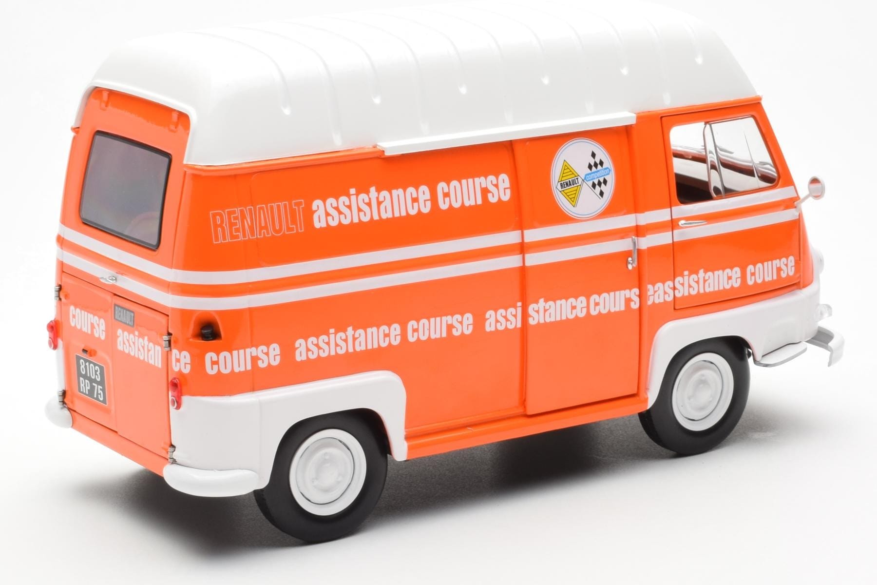 Renault Estafette Oranžový Assistance Course Norev 1:18 185123 Kov – obrázek 3 z 10