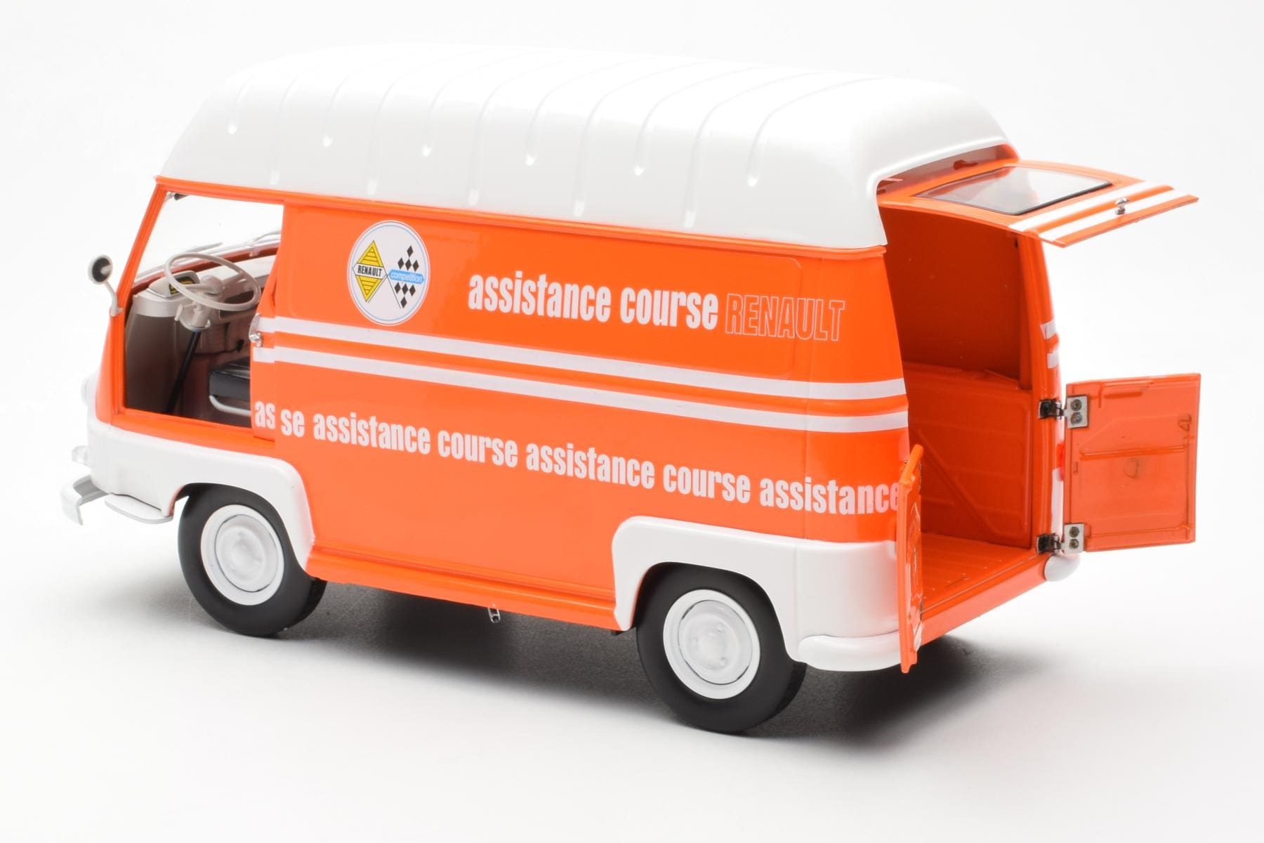 Renault Estafette Oranžový Assistance Course Norev 1:18 185123 Kov – obrázek 7 z 10