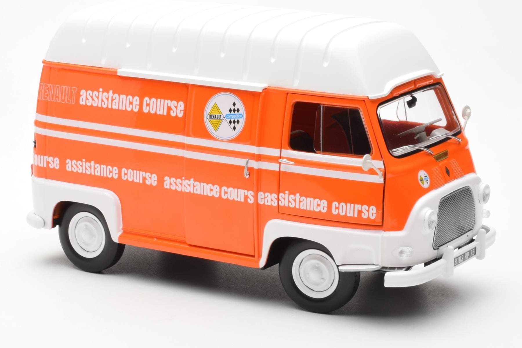 Renault Estafette Oranžový Assistance Course Norev 1:18 185123 Kov – obrázek 8 z 10