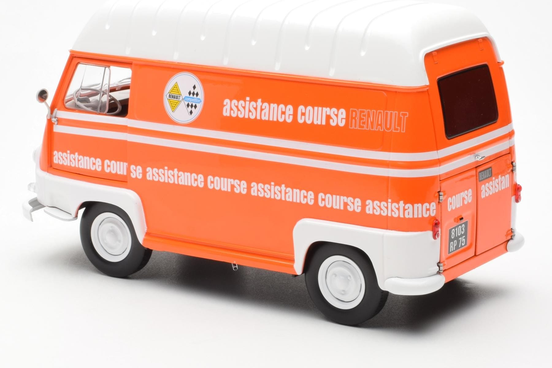 Renault Estafette Oranžový Assistance Course Norev 1:18 185123 Kov – obrázek 9 z 10