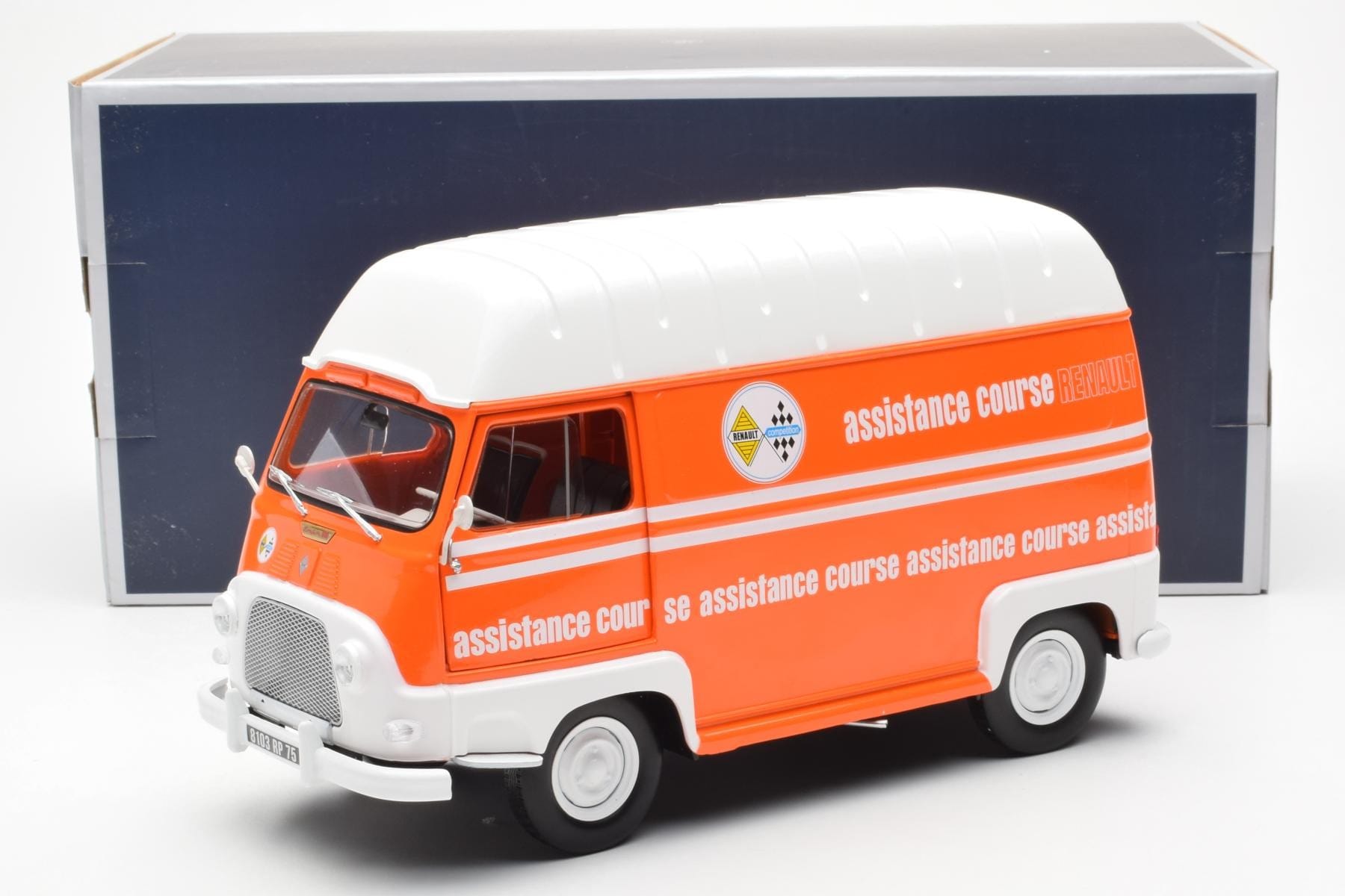 Renault Estafette Oranžový Assistance Course Norev 1:18 185123 Kov – obrázek 10 z 10