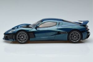 Rimac Nevera Modrý GT Spirit 1:18 GT405 Pryskyřice – obrázek 3 z 6