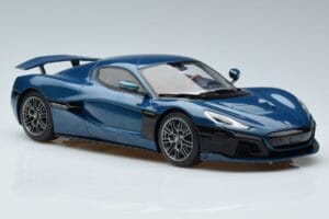 Rimac Nevera Modrý GT Spirit 1:18 GT405 Pryskyřice – obrázek 4 z 6