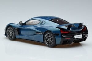Rimac Nevera Modrý GT Spirit 1:18 GT405 Pryskyřice – obrázek 5 z 6